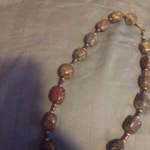 Hand made beaded necklace